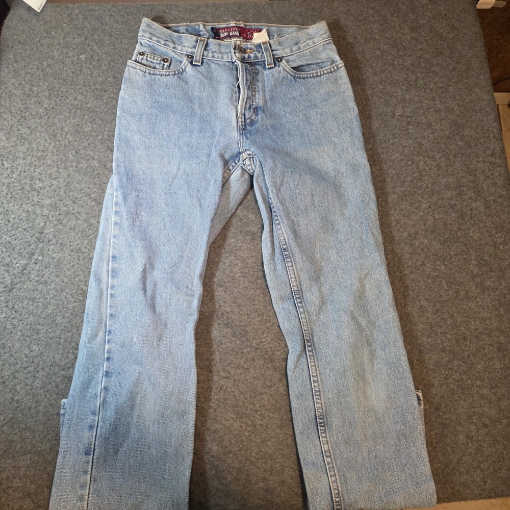 Vintage Old Navy Blue Jeans Size 2 (26x30)  Lowrise Flybutton V1